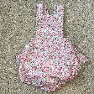 COPY - Little English floral sun suit